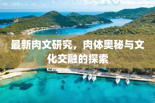 最新肉文研究，肉体奥秘与文化交融的探索