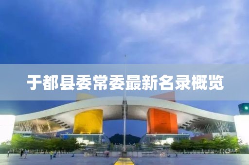 于都县委常委最新名录概览