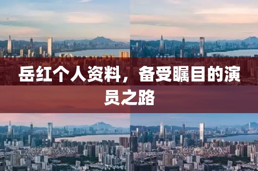 岳红个人资料，备受瞩目的演员之路