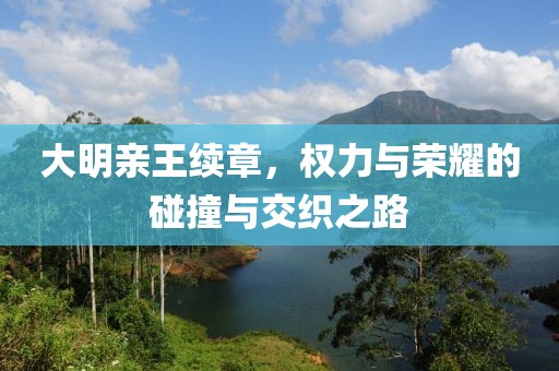 大明亲王续章，权力与荣耀的碰撞与交织之路
