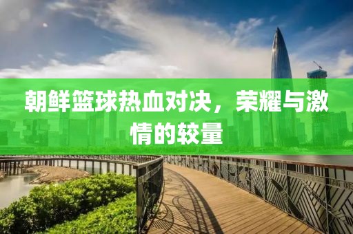 朝鲜篮球热血对决，荣耀与激情的较量