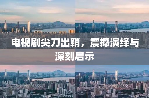 电视剧尖刀出鞘，震撼演绎与深刻启示