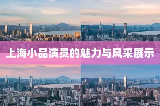 上海小品演员的魅力与风采展示