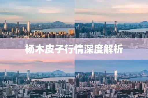 杨木皮子行情深度解析