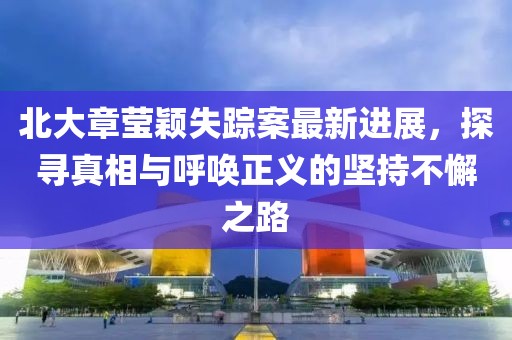 北大章莹颖失踪案最新进展，探寻真相与呼唤正义的坚持不懈之路