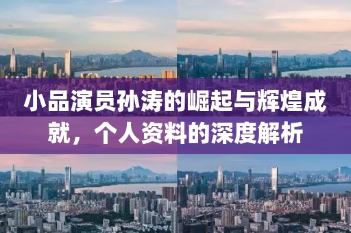 小品演员孙涛的崛起与辉煌成就，个人资料的深度解析