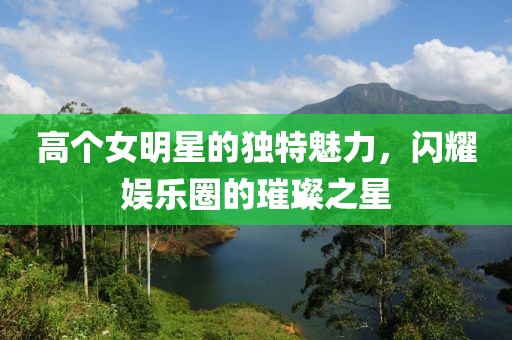 高个女明星的独特魅力，闪耀娱乐圈的璀璨之星