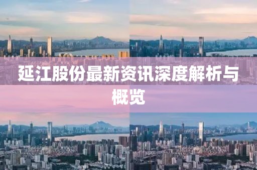 延江股份最新资讯深度解析与概览