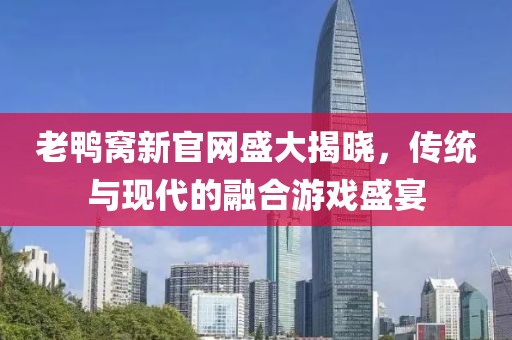 老鸭窝新官网盛大揭晓，传统与现代的融合游戏盛宴