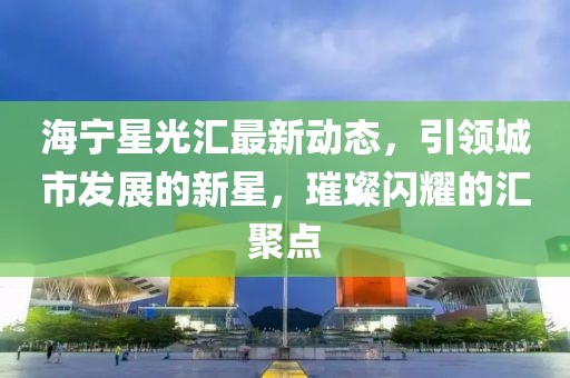 海宁星光汇最新动态，引领城市发展的新星，璀璨闪耀的汇聚点