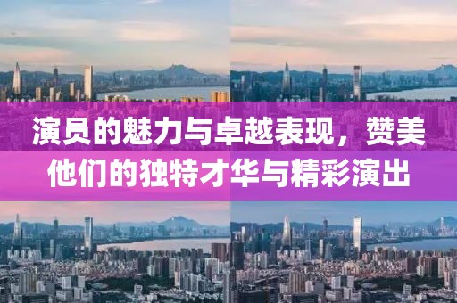 演员的魅力与卓越表现，赞美他们的独特才华与精彩演出
