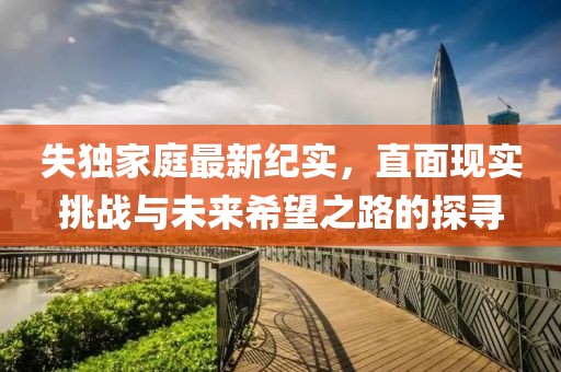 失独家庭最新纪实，直面现实挑战与未来希望之路的探寻