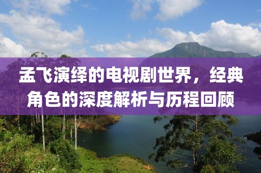 孟飞演绎的电视剧世界，经典角色的深度解析与历程回顾