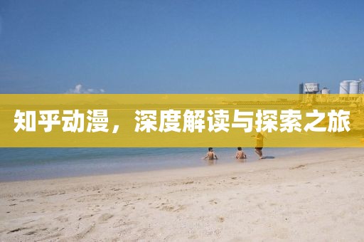 知乎动漫，深度解读与探索之旅