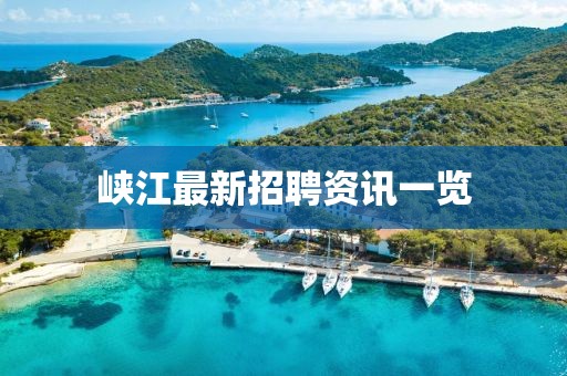 峡江最新招聘资讯一览
