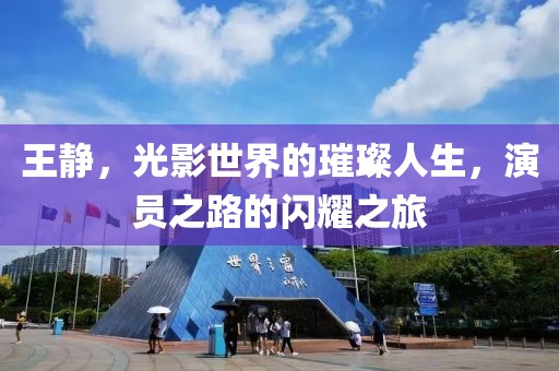 王静，光影世界的璀璨人生，演员之路的闪耀之旅