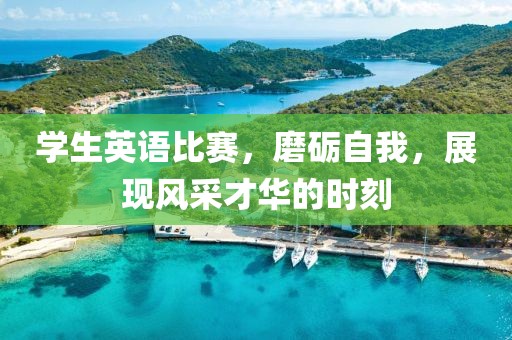 学生英语比赛，磨砺自我，展现风采才华的时刻