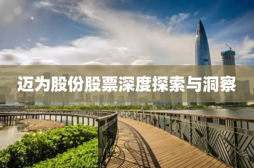 迈为股份股票深度探索与洞察