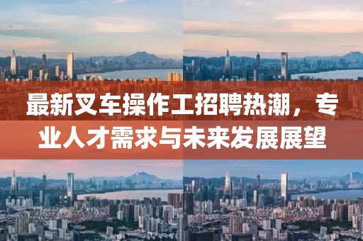 最新叉车操作工招聘热潮，专业人才需求与未来发展展望