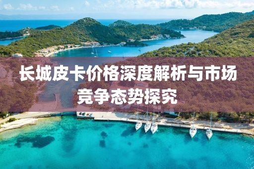 长城皮卡价格深度解析与市场竞争态势探究