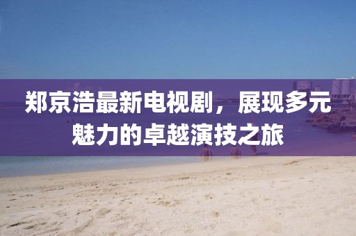 郑京浩最新电视剧，展现多元魅力的卓越演技之旅