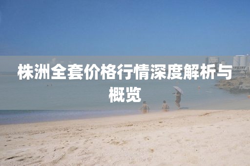 株洲全套价格行情深度解析与概览