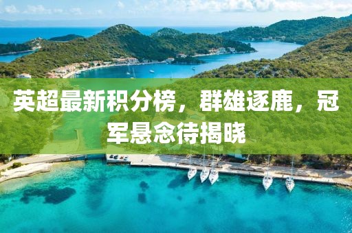 英超最新积分榜，群雄逐鹿，冠军悬念待揭晓
