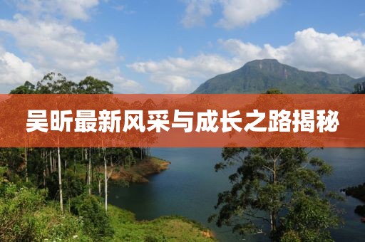 吴昕最新风采与成长之路揭秘