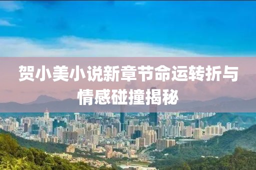 贺小美小说新章节命运转折与情感碰撞揭秘