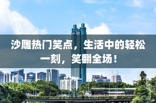 沙雕热门笑点，生活中的轻松一刻，笑翻全场！