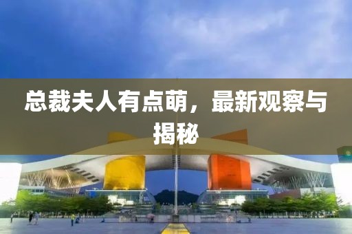 总裁夫人有点萌，最新观察与揭秘