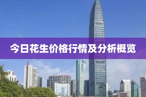 今日花生价格行情及分析概览