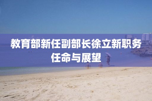 教育部新任副部长徐立新职务任命与展望