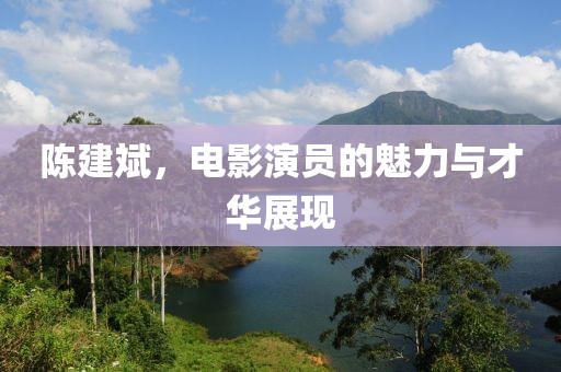 陈建斌，电影演员的魅力与才华展现