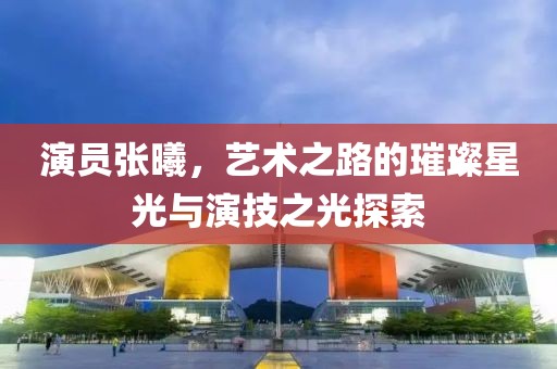 演员张曦，艺术之路的璀璨星光与演技之光探索