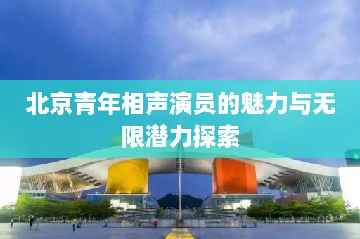 北京青年相声演员的魅力与无限潜力探索